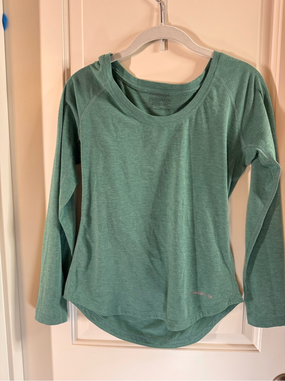 Patagonia Long-Sleeve Scoop Neck Top - Seafoam